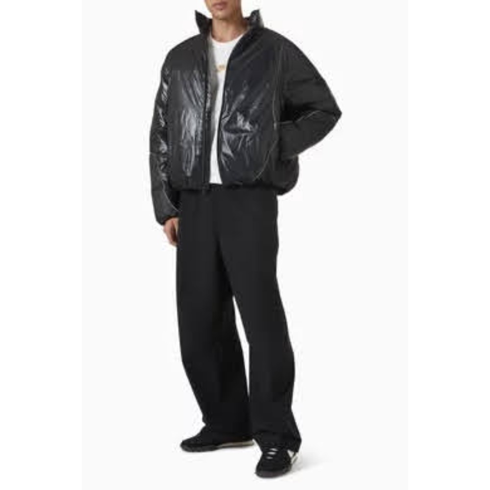 Mens Size XL Nike Bubble Jacket Tech Hooded Loose Fit Full Zip Black II3869-010 - Picture 3 of 8